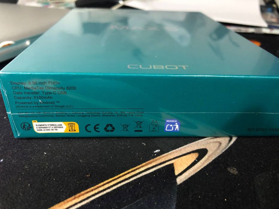 ‼️ Новий оригінальний Cubot MAX5 12/256 Gb  White  New ‼️