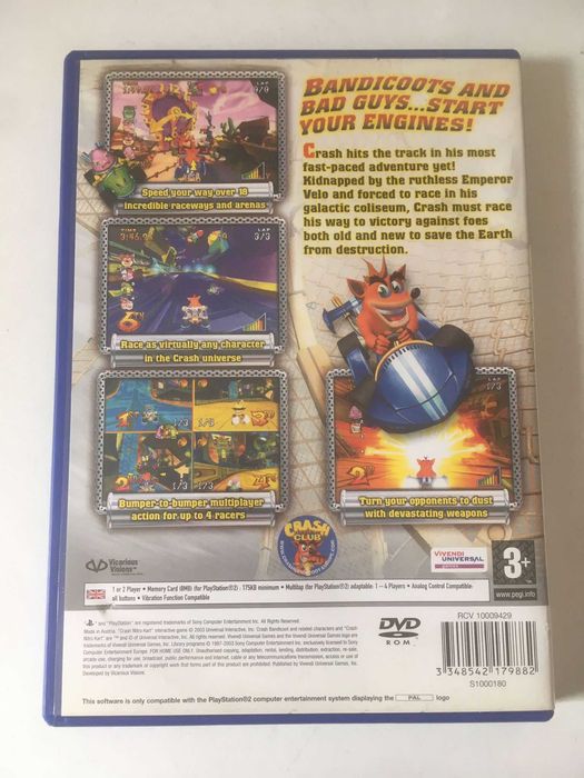PS2 - Crash Nitro Kart