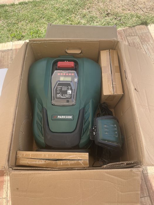 Robot corta relva Parkside NOVO