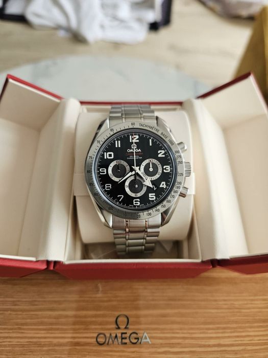 Omega Speedmaster Chronograph Automatic – Broad Arrow – Full Steel.