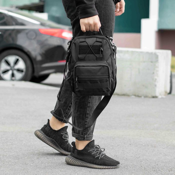 Тактична сумка нагрудна слінг через плече з MOLLE якісна