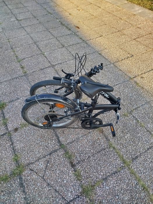 Bicicleta dobrável, com mudanças