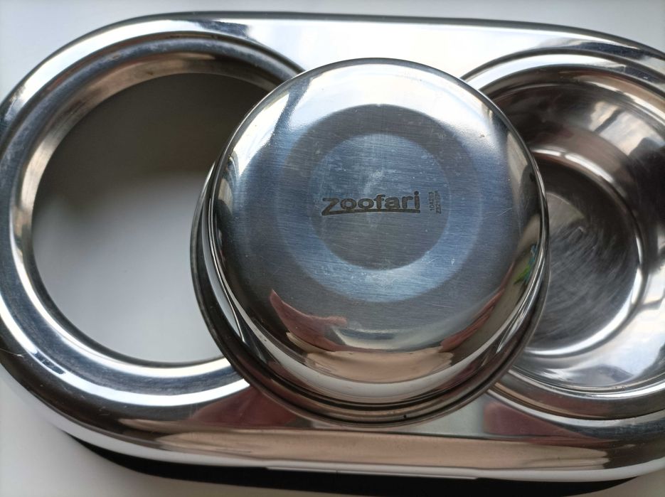 Comedouro e Bebedouro Cão Premium com taça em inox da Dogit