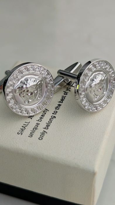 Запонки versace silver 2шт