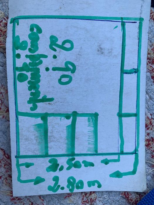 Portão  cor preta..