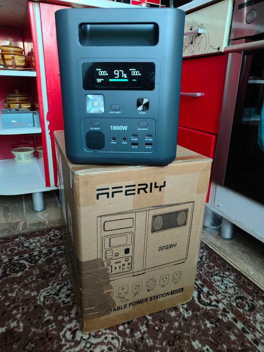 Нова! Зарядна станція AFERIY P180. 1800W/1024Wh. Резервне живлення ДБЖ/UPS для дому. Зарядная станция