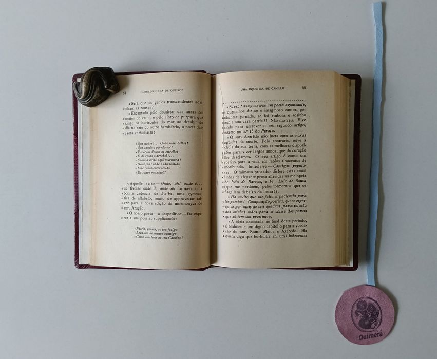 Camilo e Eça de Queiroz, Cartas Inéditas de Camillo -Os plagios de Eça