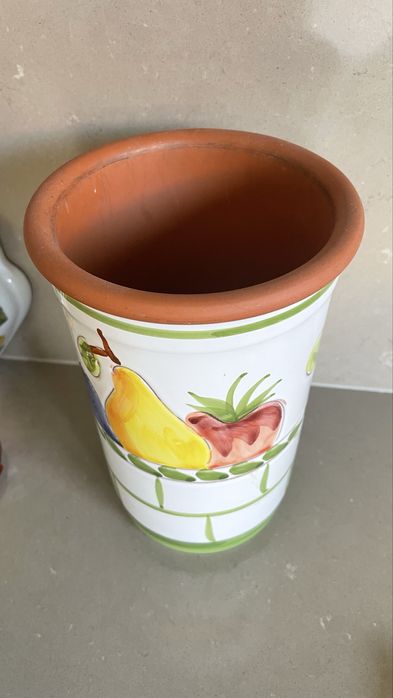 Cozinha utensílios pote barro