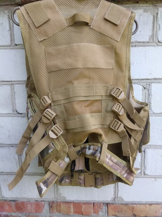 Срочно, жилет розвантажувальний моллі 15 кишень Multicam ЗСУ