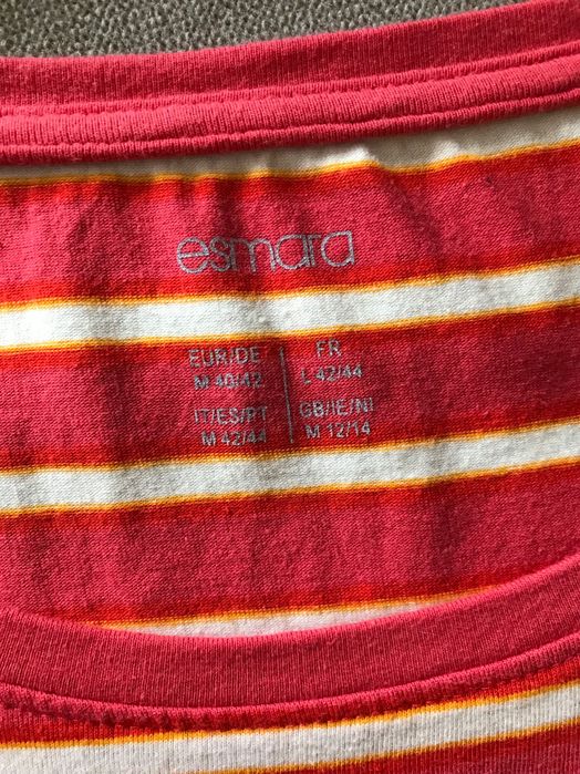 Shirt damski bawełna rozm L w paseczki