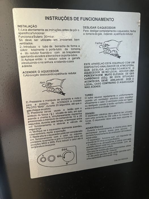 Aquecedor Catalítico Campingaz Cr5000 com ventoinha