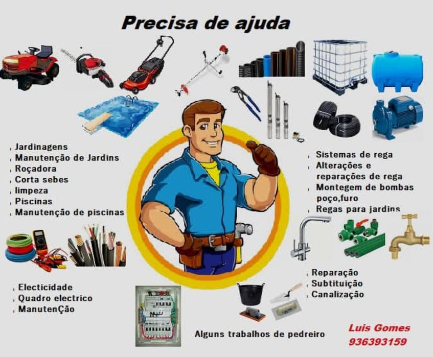 Multi- serviços, faço todo tipo de trabalho