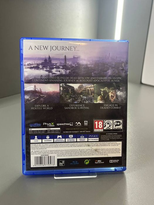 Ігровий диск на PS4 Playstation 4 Metro Exodus