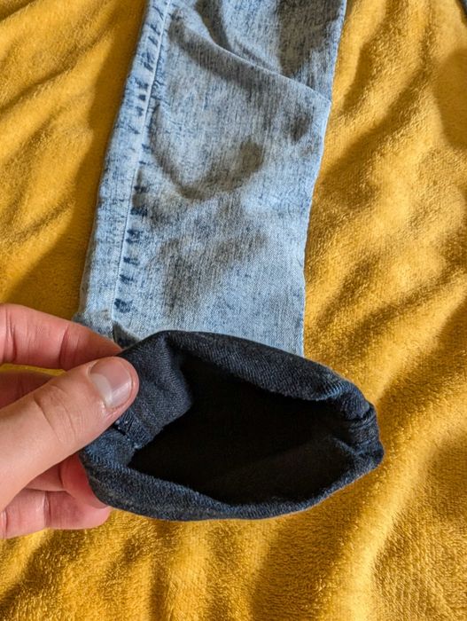 Męskie niebieskie joggery DIVIDED H&M rozmiar S 36