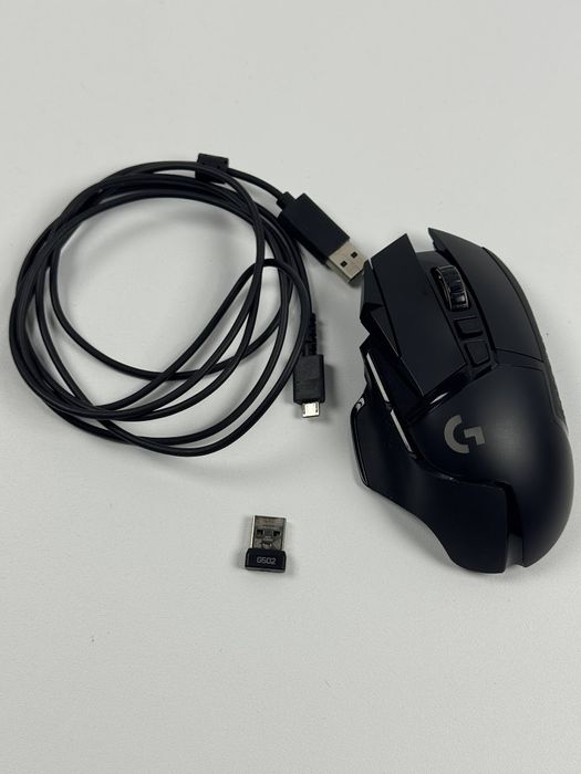 Бездротова ігрова миша Logitech G502 Lightspeed Black (‎910-005567)