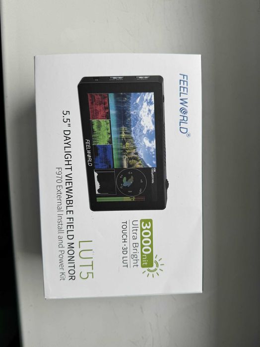 Monitor do kamery Feelworld LUT5 5 cali 3000 NITÓW!