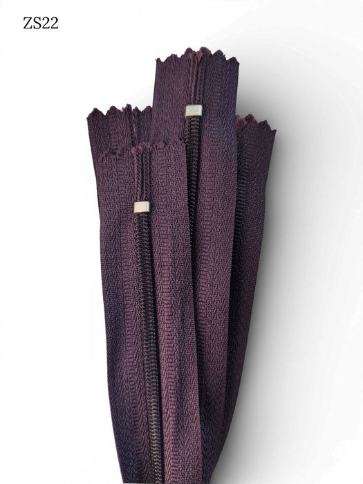 Zamek błyskawiczny spiralny 10cm #5, ciemny fiolet