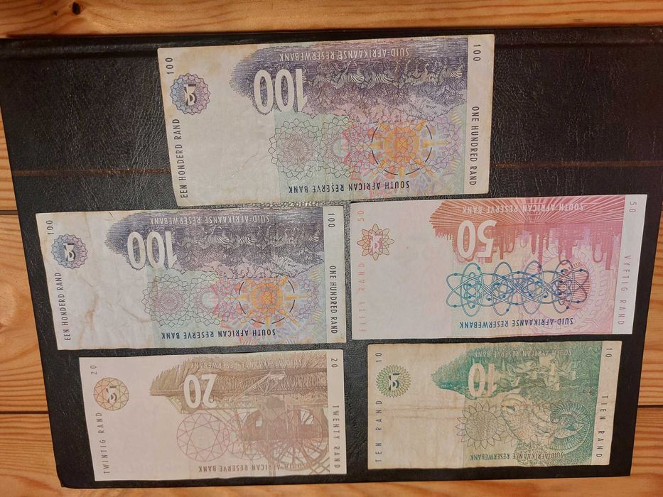 Vendo em conjunto ou em separado Notas Sul Africanas