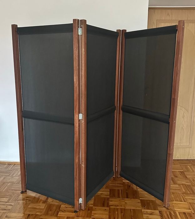 Stylowy Parawan Pokojowy / Ścianka Działowa – Drewno i Loftowy Design