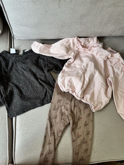 D4 mega paka ubranek dla dziewczynki 98 zara hm super ubranka