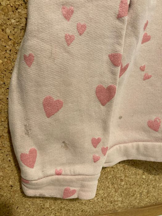 bluza z serduszkiem dla dziewczynki