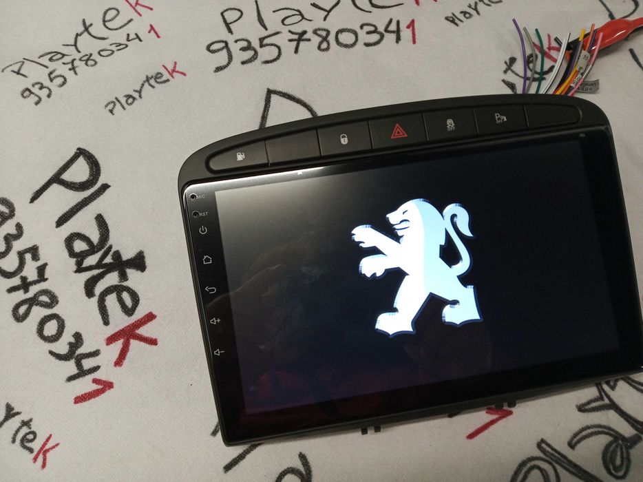 Rádio PEUGEOT 308 408 - Android 13  – 2 DIN GPS WIFI - Novo Garantia