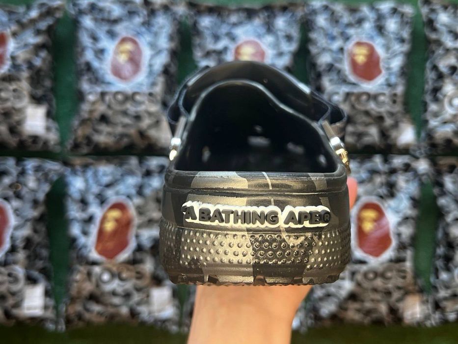 ‼️ Акція ‼️ Crocs Bape бейп крокси | тапки крокс на лето бейп