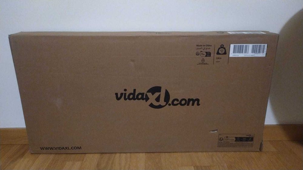 Secretária VIDAXL Marrom Madeira (100x50x78) - Pinho Maciço