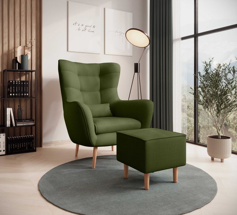 Fotel DONAT/Wersja PREMIUM/Kolory do wyboru/Możliwy podnóżek