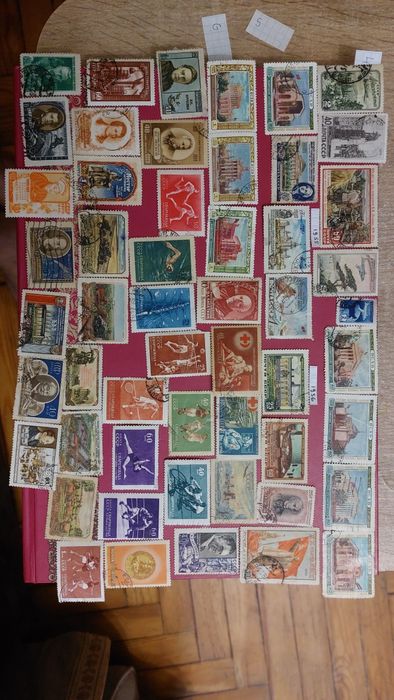 Марки 40е, 50е годы