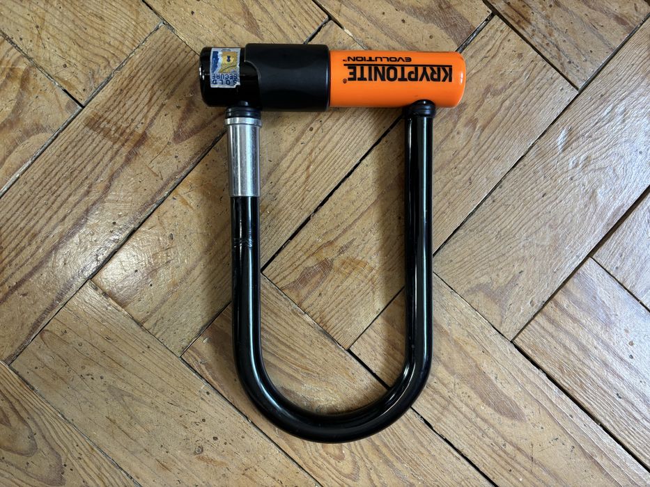 Cadeado Kryptonite Evolution Mini 7 + Cabo Flex (Sold Secure Gold)