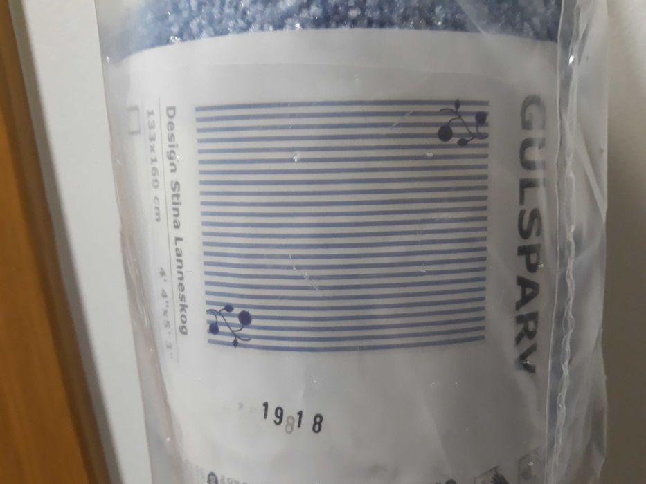 Carpete Riscas Azul - NOVA
