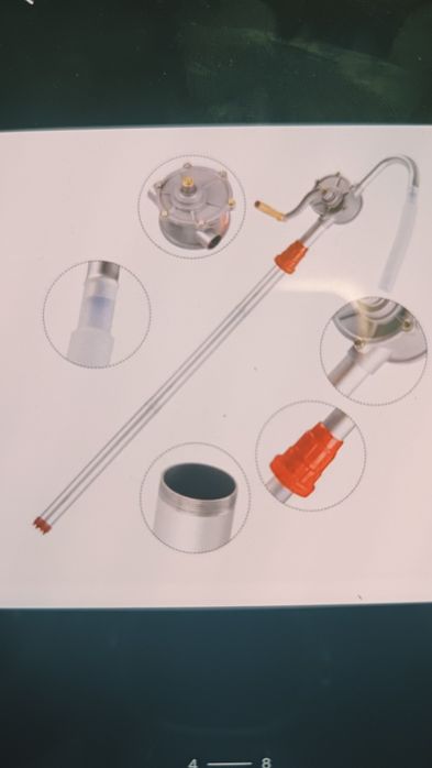 Pompa ręczna obrotowa do beczki oleju