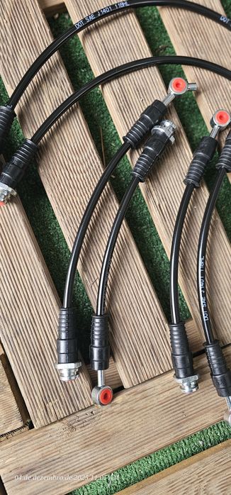 Kit tubos de travao em malha de aço Patrol