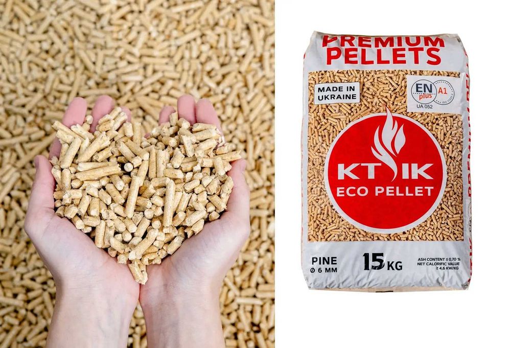 Pellet Drzewny A1 | 6mm - WORKOWANY PO 15KG - Najlepsze jakość | TRANSPORT DO KLIENTA DOSTĘPNY OD RĘKI