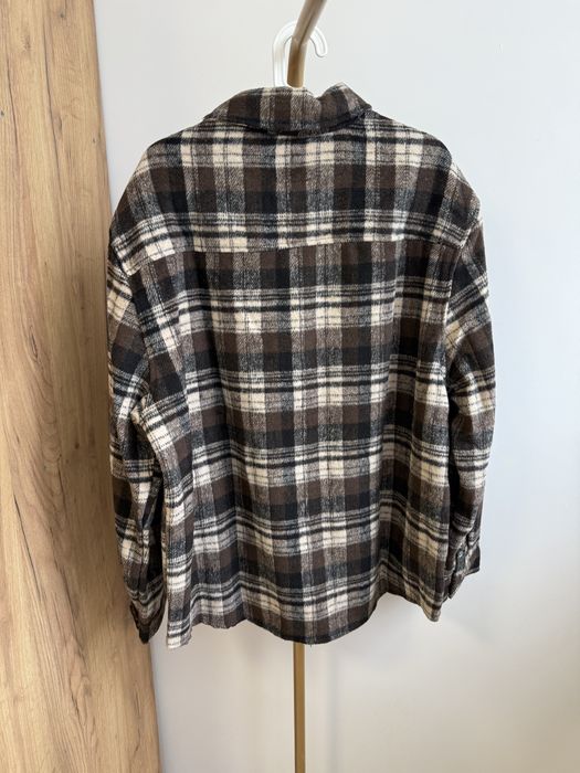 Kurtka męska koszulowa flanela w kratkę 2XL