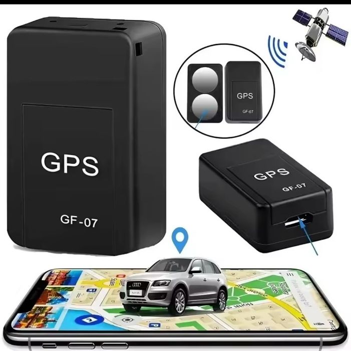 Трекер GSM/GPS Mini із вбудованими магнітами для кріплення Чорний