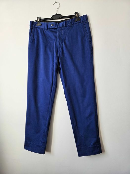 Chabrowy granatowy garnitur BYTOM