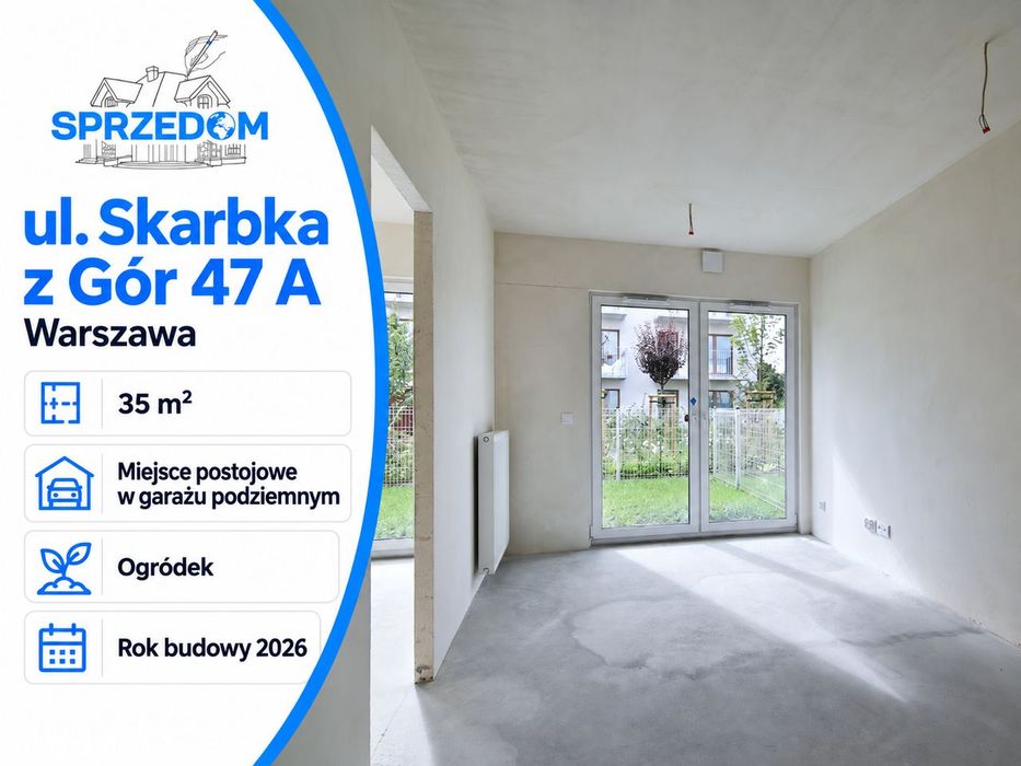 Mieszkanie 35m²✮NOWE 2026✮2pokoje✮Ogródek✮Garaż✮