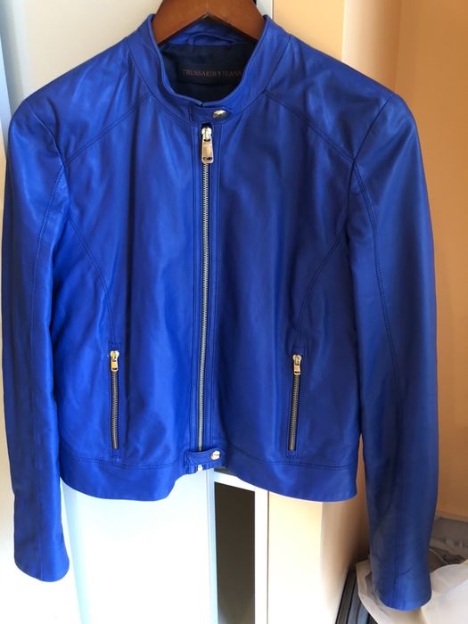 Шкіряна куртка Trussardi Jeans