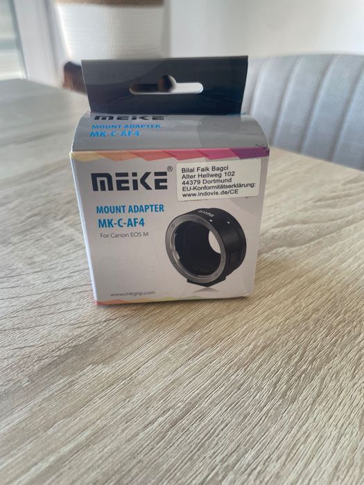 Adaptador Meike MK-c-AF4 para Canon