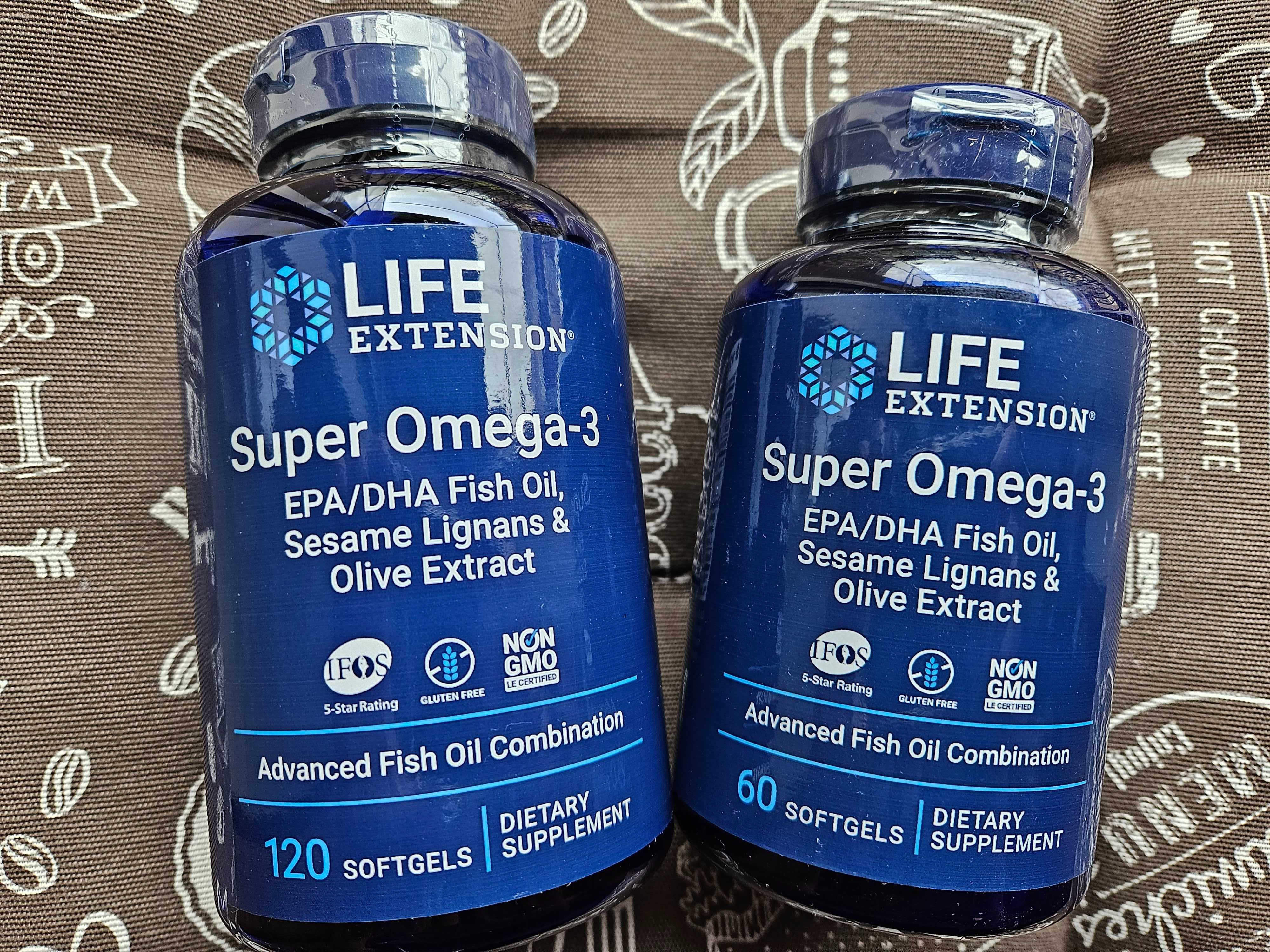 Life Extension супер омега-3 риб'ячий жир super omega ДГК ЕПК 60 120: ...