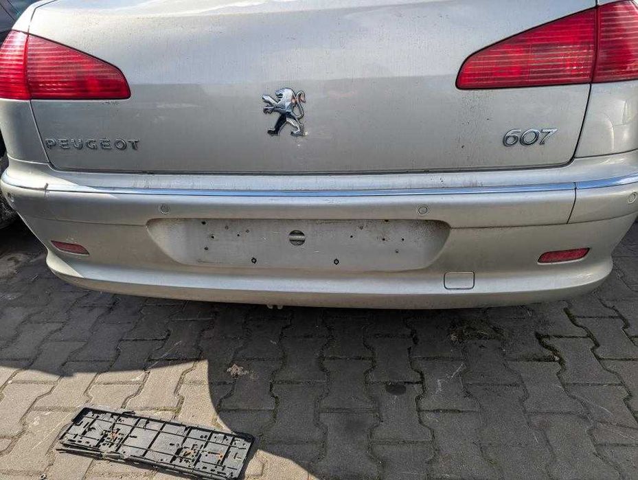 Zderzak tył tylny Peugeota 607 ETSC PDC