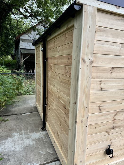 Sauna fińska  , sauna mokra ogrodowa opalana drewnem