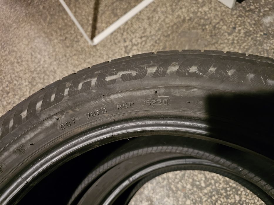 Opony 235/55/19 Bridgestone Dueler HP, letnie 4 sztuki, 20/21 rok.