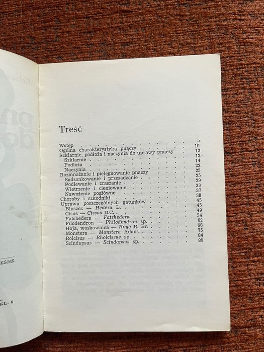 "Pnącza doniczkowe" A. Bartosiewicz