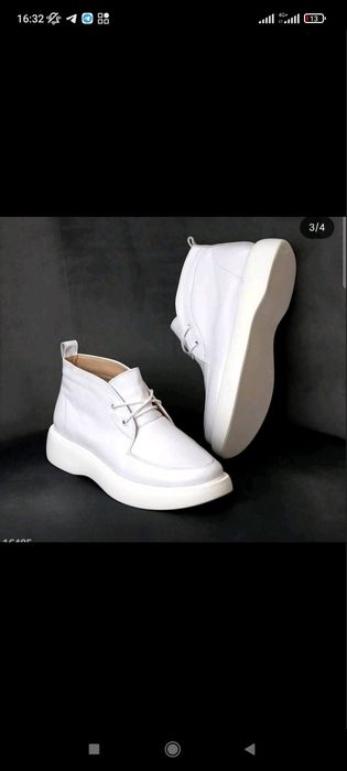 Лофери на зав'язках шкіряні