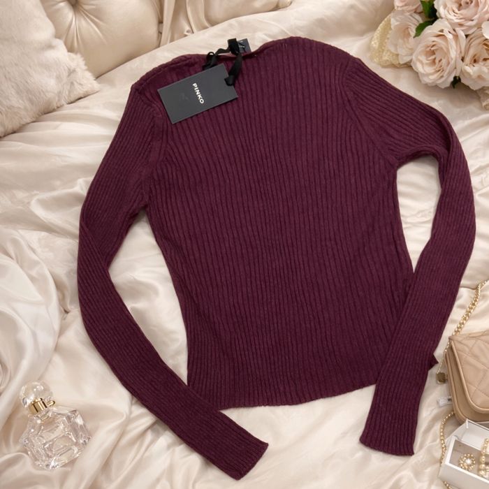 Pinko nowy burgundowy sweter/ kardigan r. Xs