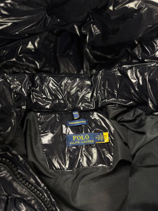 ‼️БЕЗ ПЕРЕДОПЛАТ‼️ Пуховик Polo Ralph Lauren глянець / Ральф Лорен