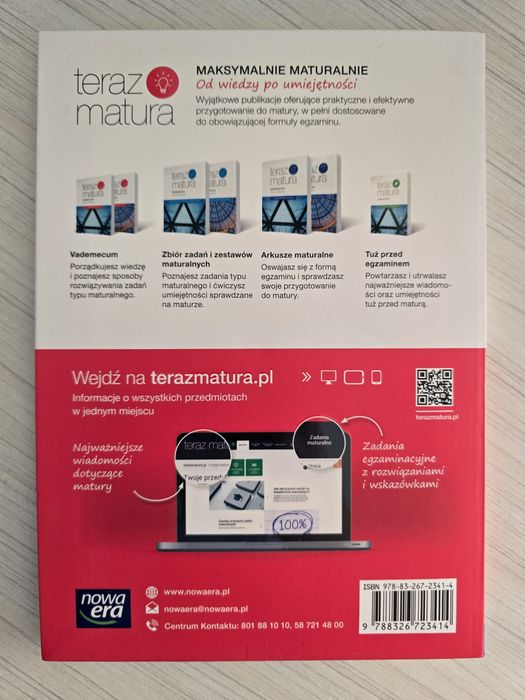 teraz matura Vademecum+zbiór zadań i zestawów maturalnych matematyka